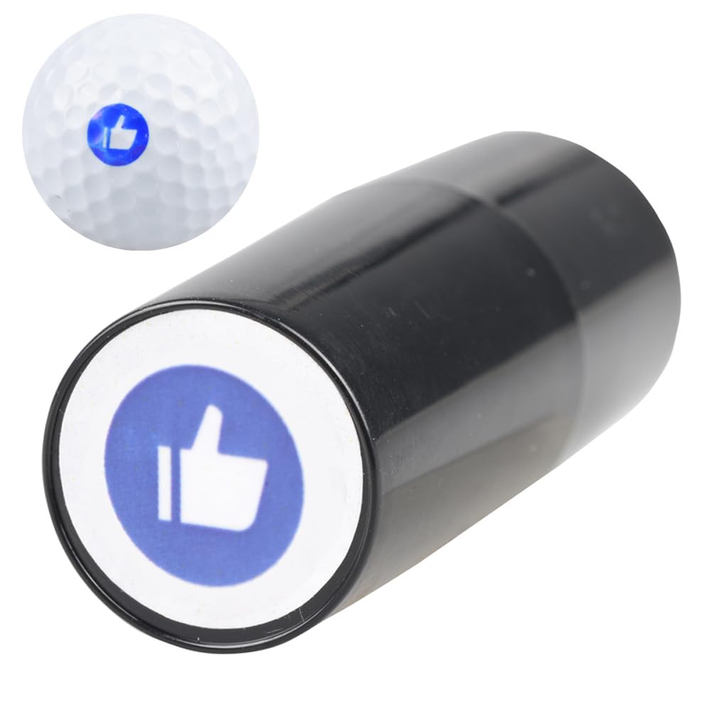 LUZBOSE Golf Ball Stamp Marker Reusable Ink Stamps for Books, Cloth Crafts, Personalize Your Golf Balls, Praise