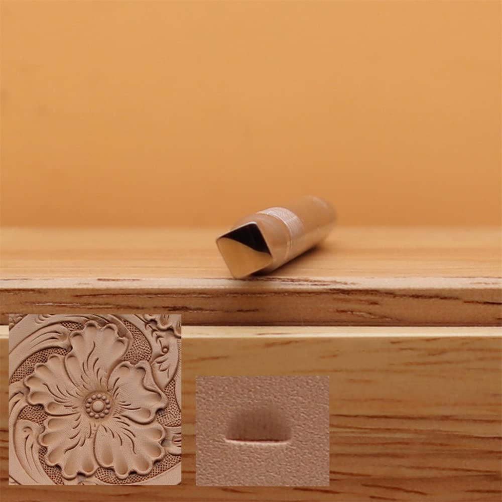 ARTLeather - Juego de 3 herramientas de estampación para biselado de acero inoxidable para manualidades