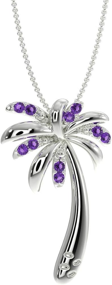Amazon.com: Silver Smile - 925 Solid Sterling Silver Tropical Palm