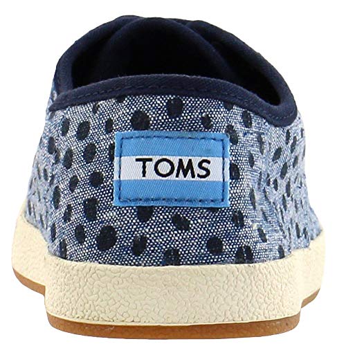 TOMS Womens Paseo Lace Up Sneakers Shoes Casual - Blue4