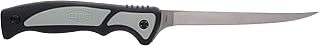 Old Timer Trail Boss Fillet Knife 5.25in with Stainless Steel Fixed Blade, Full Tang Construction, Ergonomic Handle, TPE Non-Slip Grip, and Custom Molded Sheath for Fishing, Filleting, and Outdoors
