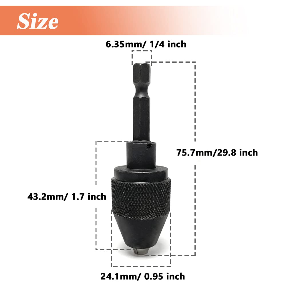 Eazypower 1/4 In. Keyless Chuck - Foto 2