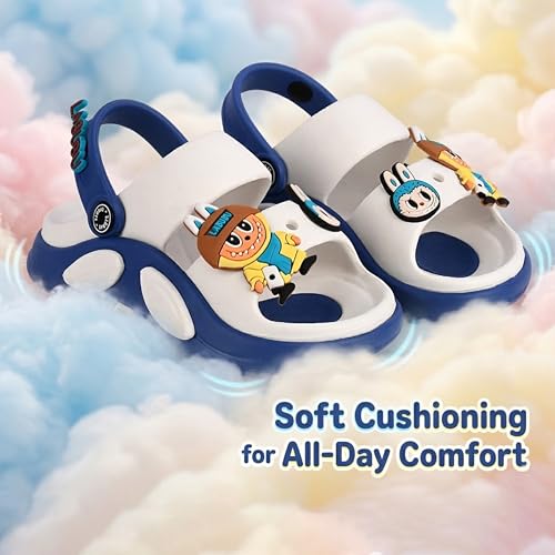 Image of Foot Trends Soft EVA Kids Sandals | Lightweight with Adjustable Strap | Soft Cushioning Sandals for Kids Boys and Girls