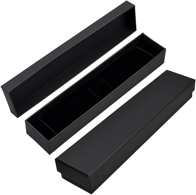 Syolee 2 Pcs Necklace Gift Box Bracelet Pendant Box Jewelry Presentation Organizer