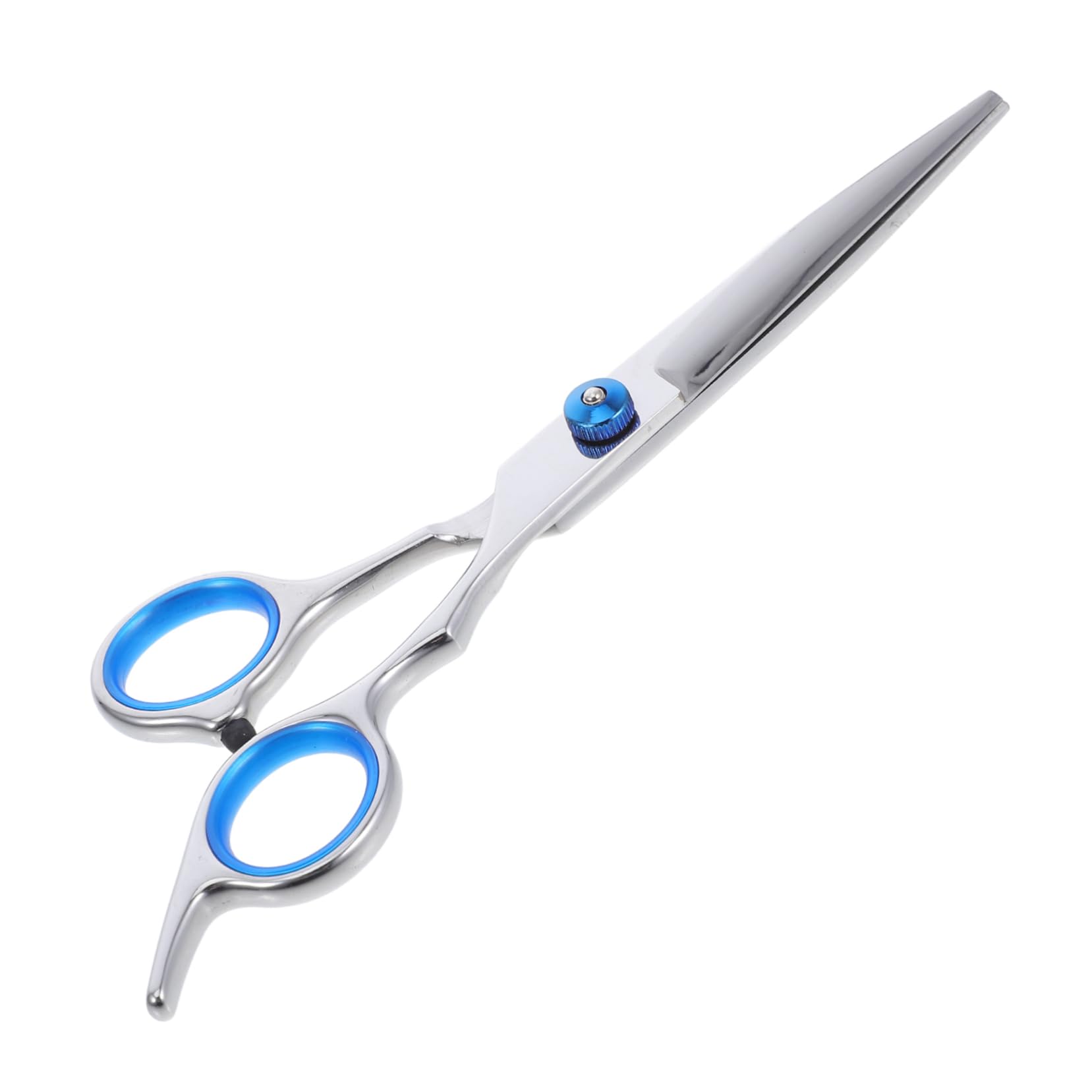 VICASKY Straight Cut Scissors Hairdressing Scissors Hair Salon Cutter Pet Hair Styling Tools Silver