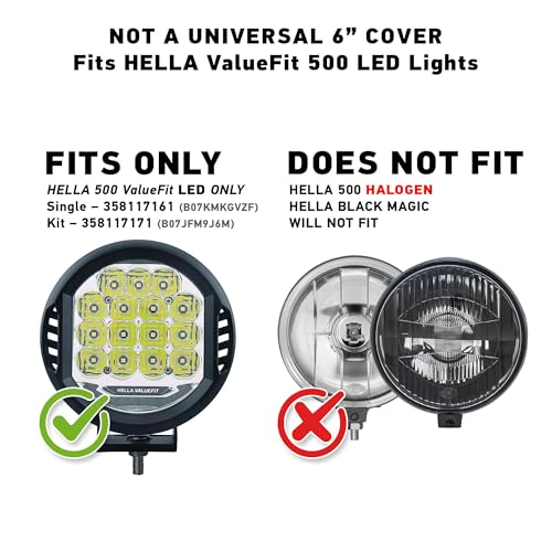 Cubierta de luz ámbar 6" para LED 500 Hella miniatura 4