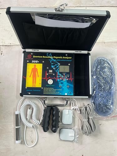 Quantum Magnetic Resonance Body Analyzer Machine with Therapy System – Latest Version Japanese Meridian Health Scanner for Full Body Checkup, Chakras & Energy Balancing – Portable Quantum Reasonic Diagnosis Device for Home & Clinic Use