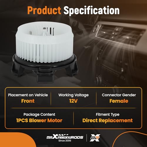 Image of maXpeedingrods HVAC Heater Blower Motor Fan 700230 Fits for Pontiac Vibe 2009-2010, for Scion tC 2011-2016 xB 2008-2015, for Toyota Corolla 2009-2010 Matrix 2009-2013 RAV4 2006-2012# 87103-02200
