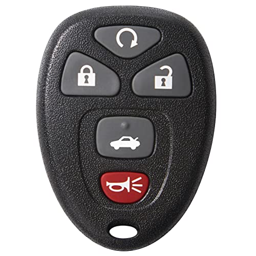 Hello Key Fob Keyless Entry Remote for Chevy Impala Monte Carlo/Cadillac DTS/Buick Lucerne Replacement Smart Control Key Case 2006 -2013 (OUC60270, OUC60221)