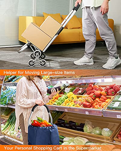 Inateck Shopping Trailer, Blue, 41 L – Bild 8