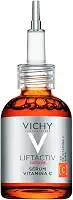 Vichy Liftactiv Supreme, Sérum Antioxidante e Corretor de Sinais da Idade com 15% de Vitamina C Pura, Ácido Hialurônico e Ação Antifadiga, Melhora a Firmeza e a Luminosidade da Pele, 20ml