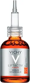 Vichy Liftactiv Supreme, Sérum Antioxidante e Corretor de Sinais da Idade com 15% de Vitamina C Pura, Ácido Hialurônico e Ação Antifadiga, Melhora a Firmeza e a Luminosidade da Pele, 20ml