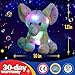 Glow Guards 12'' Musical Light up Rainbow Elephant Stuffed Animal,LED Singing Soft Wildlife Animal Plush Toy with Night Lights&Lullaby,Birthday Children's Day Hoilday Gift for Toddler Kids