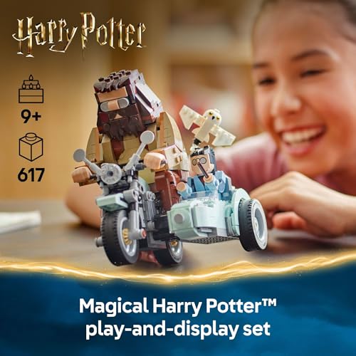 LEGO Harry Potter Hagrid & Harry's Motorcycle Ride Building Toy - Kids Motorcycle Toy for Boys and Girls, Harry Potter Fans, Ages 9+ - Gift Idea for Birthdays - 76443 - Image 3