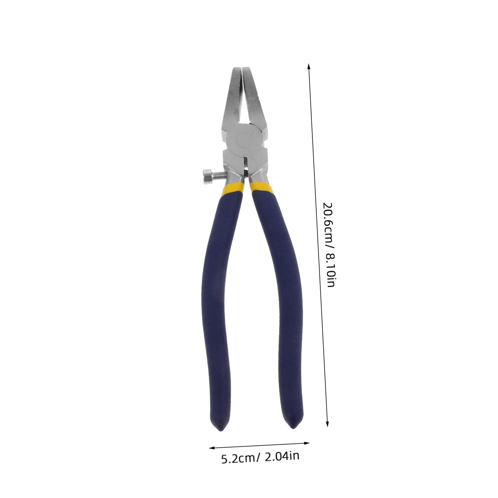 Holibanna Running Pliers 8 Inches Breaking Pliers for Stained Glass Mosaic Fusing