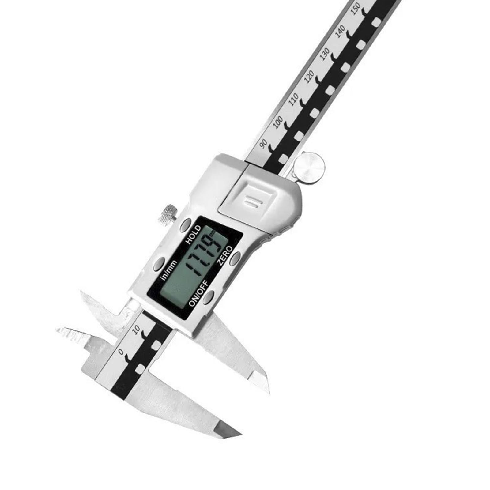 Pie de Rey Digital con Pantalla LCD, Calibre Digital Electrónica de Acero Inoxidable, Profesional Electrónico Vernier Caliper para Impresión 3D/Joyeros/Carpinteros,200mm/8"