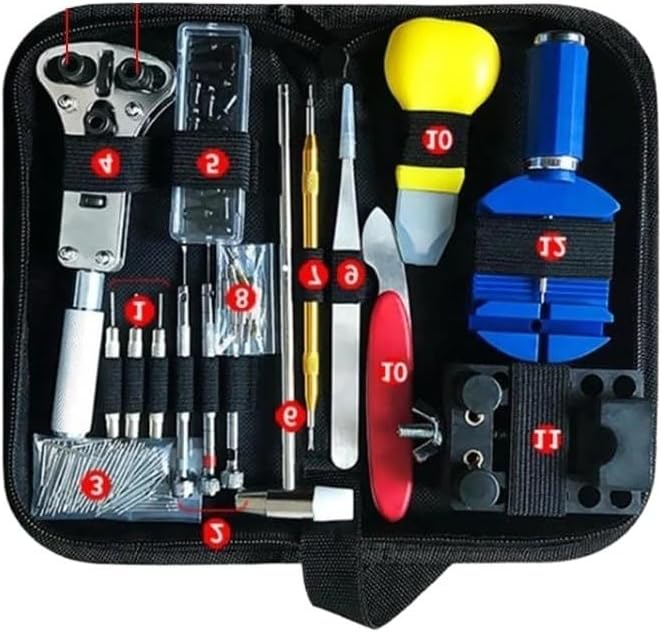 Watch Link Removal Kit Watch Repair Tools Kit Opener Assembly Back Case Pressing Maintenance Repair Parts Battery Replacement Accessory Watch Back Removal Tool