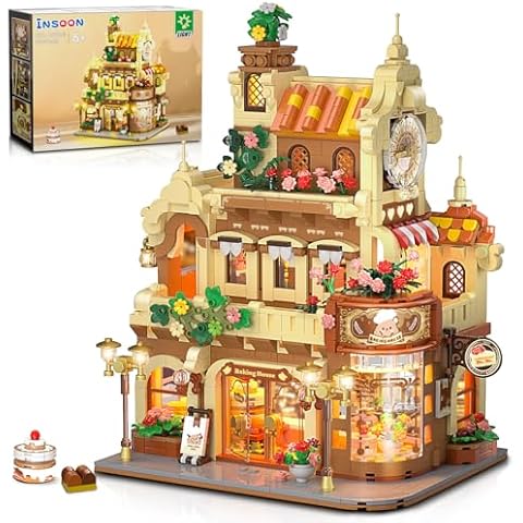 INSOON City Bakery Cafe Set with Lights Cover