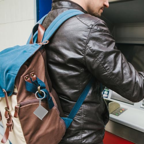 HOMSFOU 1 x metrischer Schlüsselanhänger, klein, metrisch, einziehbar, Mini-Metrisch, Metrisch, metrisch, rund,