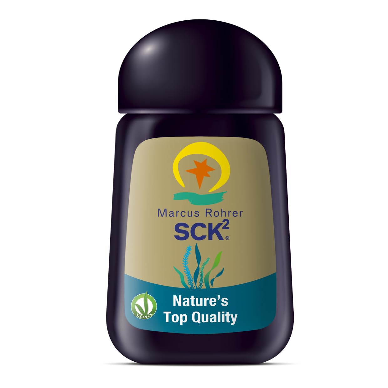 MARCUS ROHRER SCK2, Spirulina, Clorella, Kombu, Klamath, Metabolismo, Perdita di Peso, Integratore Alimentare, Naturale, Vegan, 60 Compresse (1 Mese)