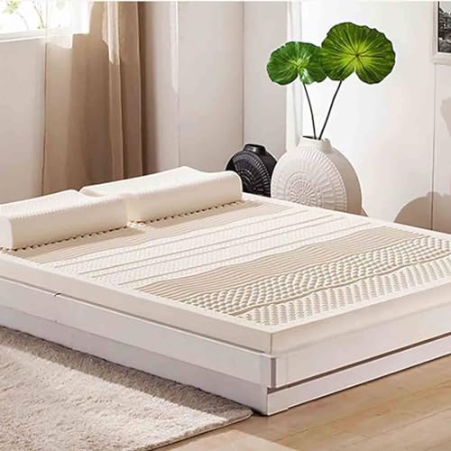 YKMYXZ colchón de Espuma con Memoria， Cubrecolchón Colchón Súper Suave Y Transpirable con Funda De Algodón for Dormitorio De Invitados Dobles(5cm,1200 * 2000mm)