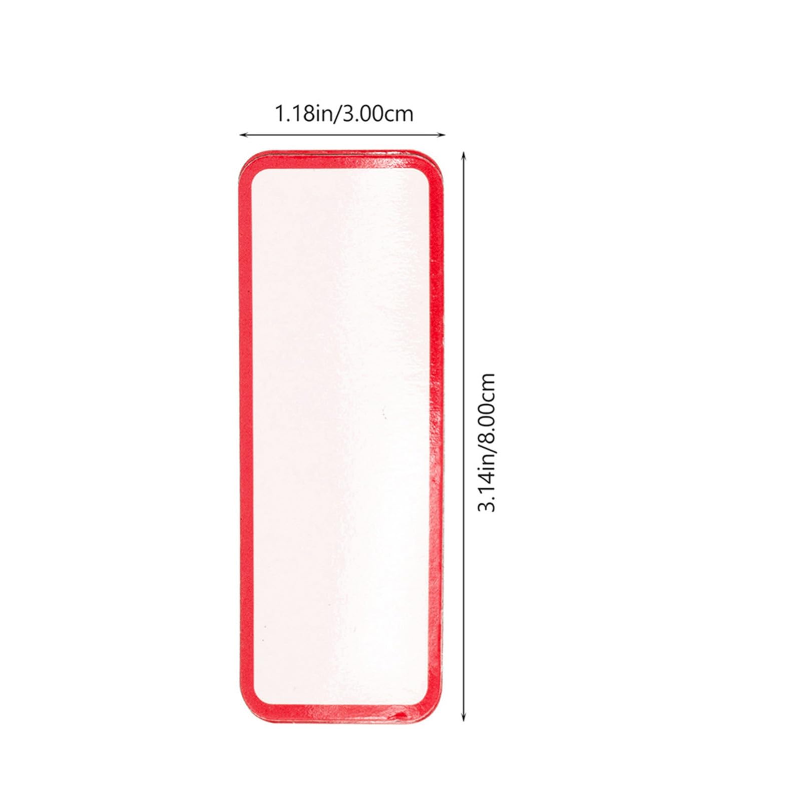 120 etichette magnetiche con : adesivi riutilizzabili con vuoto per lavagna bianca - 3,2x1,2" Etichette cancellabili a secco magnetiche per casa, ufficio, scuola, frigorifero, armadietto,