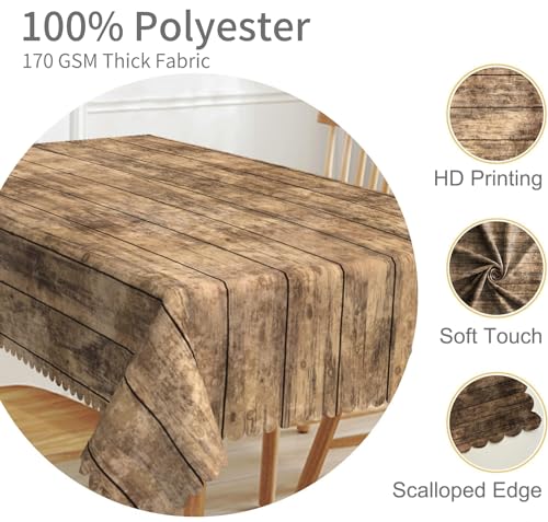 60x84inchesrusticwoodgraintableclothswoodentextureprintedfabrictablecoversrectanglevintagefarmhousestyletableclothforwesternbarnthemedbirthdayweddingpartydecorations  Urban Country Home Decor 60x84inches rustic wood grain tablecloths wooden texture printed fabric table covers rectangle vintage farmhouse style table cloth for western barn themed birthday wedding party decorations  urban country home decor