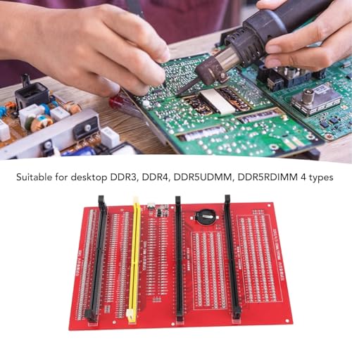 Image of Memory Tester, Memory Diagnostic Analyzer, 4 in 1 Desktop DDR3 DDR4 DDR5UDMM DDR5RDIMM Tester Card for Desktop Server Computers