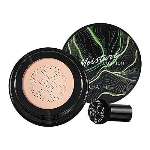 Pilzkopf-Luftpolster-CC-Creme, Concealer, dauerhaftes Nude-Make-up, feuchtigkeitsspendende, Flüssiggrundierung, Make-up-Grundierung für gleichmäßigen Hautton, perfekt, zur matten Ölkontrolle (#2) Cover