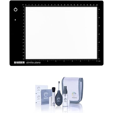 Kaiser Slimlite Plano 5000K 8x11 Battery/AC Lightbox