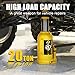 YELLOW JACKET 20 Ton Muti-Directional Welded Bottle Jack (40,000lb), Horizontal Bottle Jacks Use for Car, Pickup, Truck, RV, Auto Repair, Hydraulic Bottle Jack, Yellow