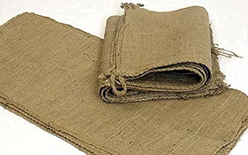 Burlap Jute Sand Bag Sacks for Garden Waste and Sand Soil with 100% Natural Material 26 x14 Hessian flood protection Sand