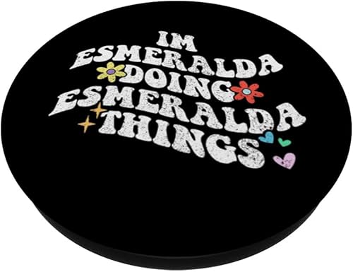 Miniatura 2 de Groovy Im Esmeralda Doing Esmeralda Things Funny Mother's PopSockets Standard PopGrip