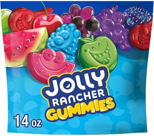 JOLLY RANCHER Gummies Original Fruit Gummy Candy Bag, 14 oz
