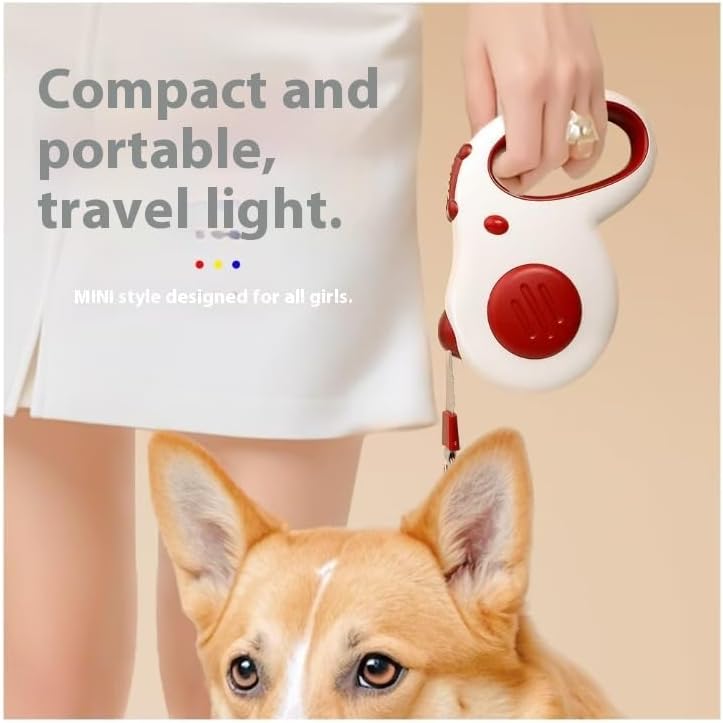 Auto - Retractable Pet Harness Vest & Leash Set | Multi - Color Options | Free Catnip Fish/Dog Bell Ball Toy (Blue, Medium)