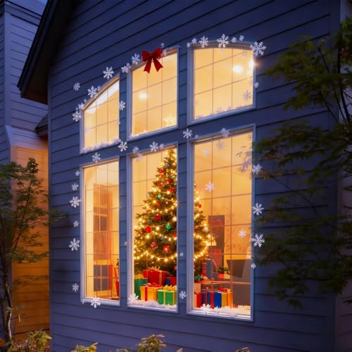 Image of 44 inchx 76 inch Holographic Rear Projection Screen - Foldable & Portable Anti Wrinkle Double Sided Video Projector Screen for Projecting Christmas Movie Videos, Film Night (80 Inch)