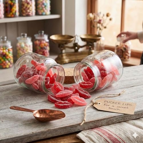 By The Cup Sour Pucker-up Gummy Lips 1 lb miniatura 5