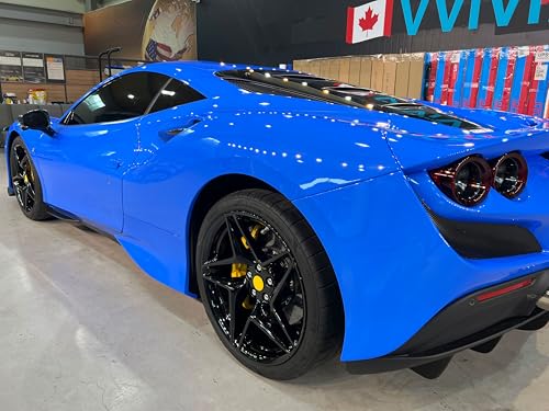 Image of ColorFusion PPF by VViViD, Gloss Shark Blue Dry Apply PPF Vinyl Car Wrap Roll 1.3ft x 5ft