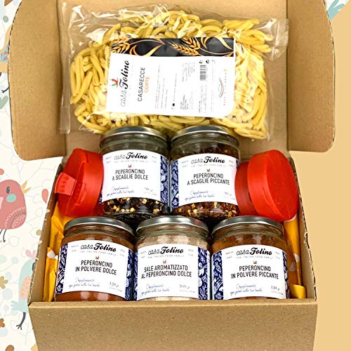 Box Degustazione di 'Spezie di Calabria' . Una selezione di 5 vasetti...