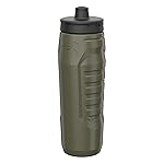 Under Armour Squeeze Water Bottles, 32 oz Water Bottles, Sideline Sports Water Bottle with Quick-Shot Lid, Quick & Easy Hydration, Gym Water Bottles, Squeeze Bottle, 1 32oz
