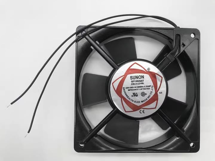 SF12025AT 2122HBL Axial Flow Fan 220V-240V 0.10AMP - 120mm x 25mm Cooling