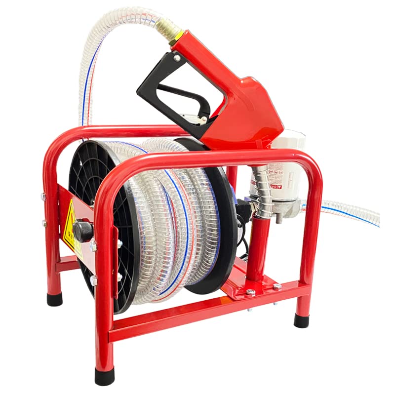 Dispensador de combustible eléctrico diésel, bomba 12V/24V, unidad bombeo, pistola autosellante autocebante 380w, dispensador(24)