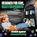 Todays Kids 2 Pack Kick Mats Back Seat Protector - Backseat Car Organizer for Kids, Car Storage Organizer, Back Seat Cars Organizers, Cars Organizers Backs Seats, Travel Accessories, 4 Pockets