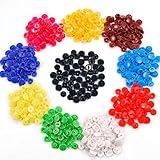 Rojo brillante x 15 juegos, azul oscuro x 15 juegos, blanco x 15 juegos, caqui x 15 juegos, azul cielo x 15 juegos