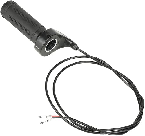 Miniatura 5 de HIAORS 7/8" 0.866 in Full Twist Throttle Grip con 3 cables de repuesto para Electra Electric Scooter Acelerador E-Bike Mini Chopper E Scooter Pocket