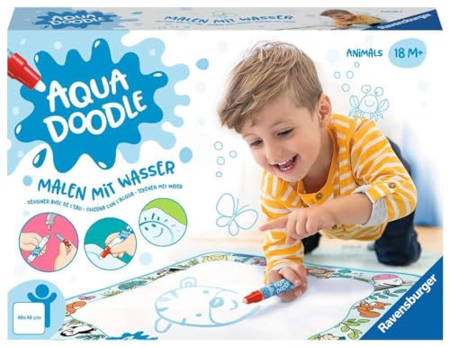 Ravensburger Aquadoodle Animals 4564 Kit de Peinture pour Enfants à partir de et Plus avec Tapis et Stylo Jouet à partir de 1