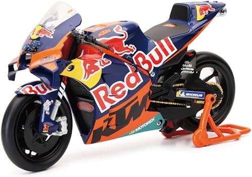 KTM RC16 Motocicleta #43 Jack Miller KTM Factory Racing Campeonato Mundial de MotoGP (2023) 1/12 Modelo fundido a presión por New Ray 58393