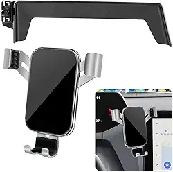 Suporte de telefone de carro para Toyota Prius Limited e XSE Premium 2023 2024 2025 2026 【tela sensível ao toque de 5 polegadas】 Acessórios interiores automotivos Melhor suporte para celular