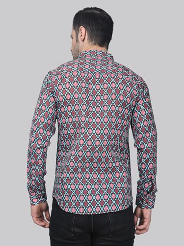 Image of TB Trybuy.in Avant-Garde Exclusive Men's Printed Cotton Shirt