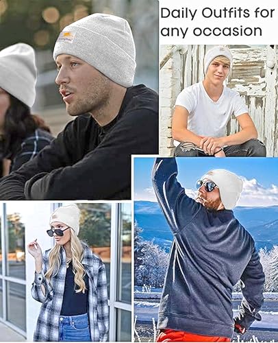 Image of TRENDMALLS Mens /Women /Kids Cap Unisex Hat Knit Cuffed Beanie